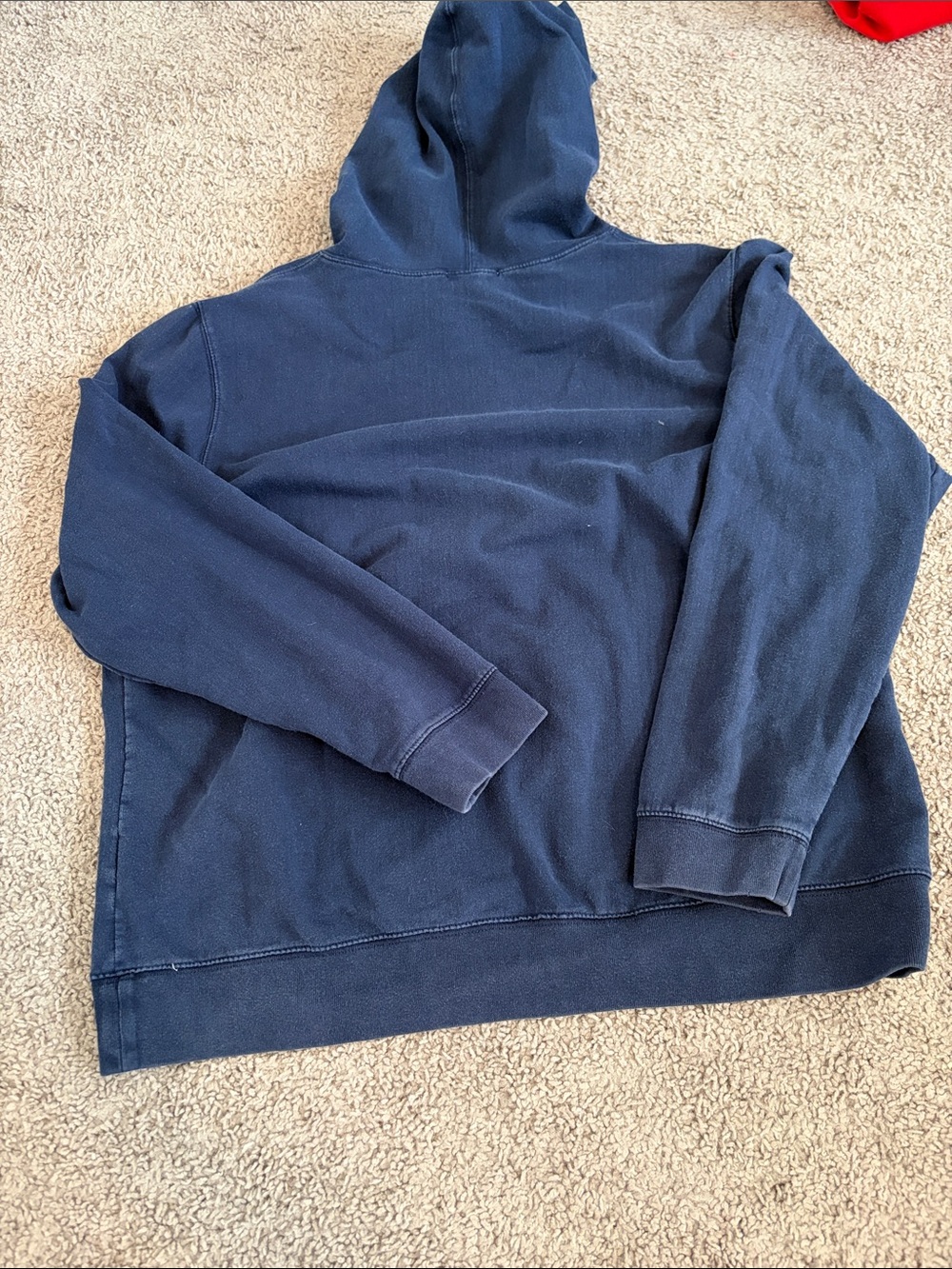 GAP Navy Hoodie with Lime Green Logo - Picture 3 of 3